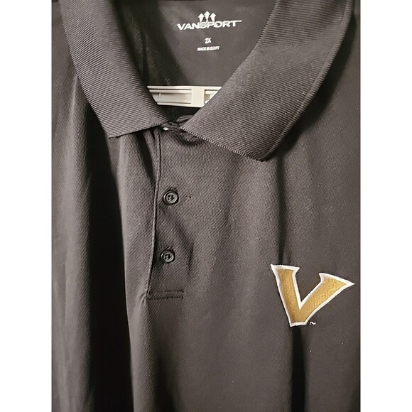 VANDERBILT COMMODORES Vansport MENS SHORT SLEEVE Embroidered SHIRT 2XL New D25 - Picture 2 of 4